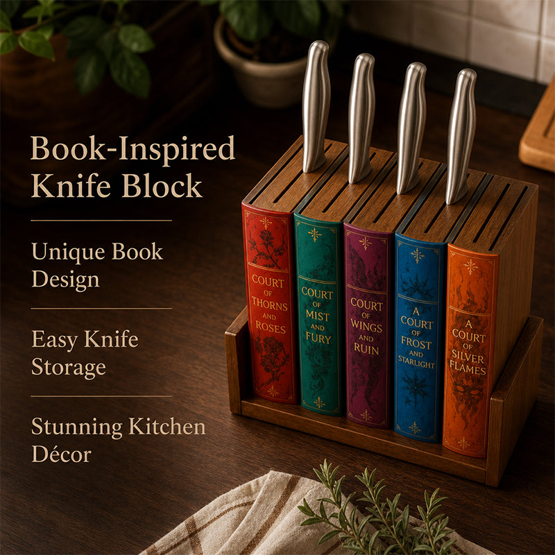 📚Book-Inspired Knife Holder🔪
