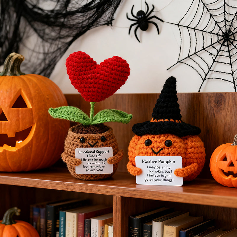 Emotional Support Knitted Doll 100% Knitted Dolls - 10x Compensation for Fakes, Free Returns