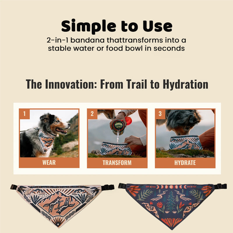 Dog Water Bandana