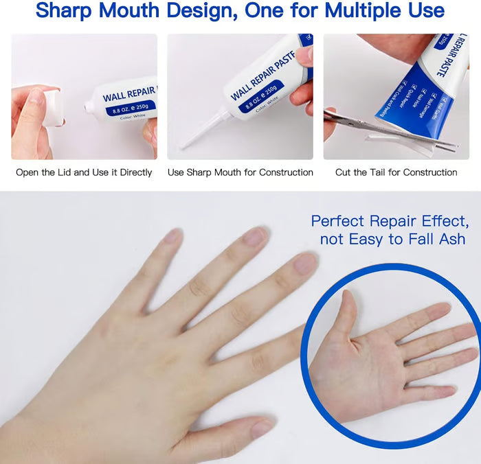 🏆 Special Offer 🔥 Buy 2 get 1 free🔬 2026 Innovation | Wall Repair Paste | Fills Cracks & Holes in 1 Step 🏠【Flash Sale】