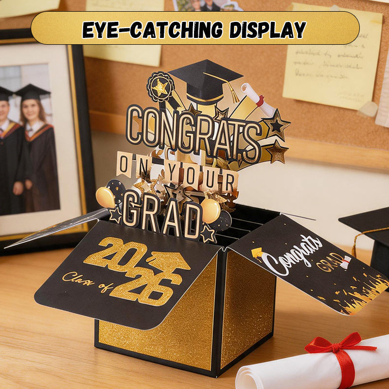Pop-up Graduation Card Box