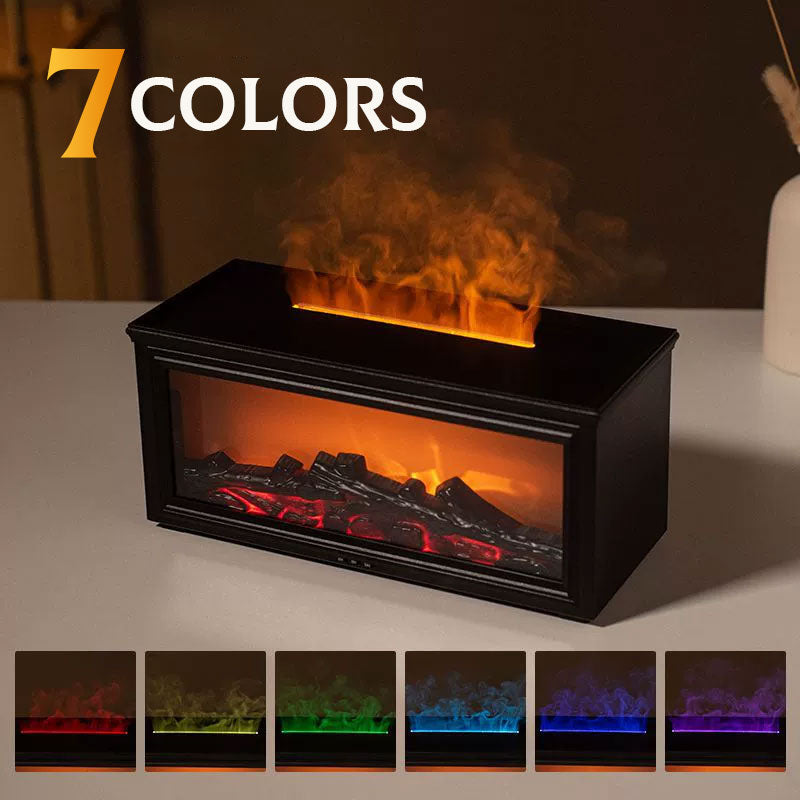 Humidifier With Vintage Fireplace