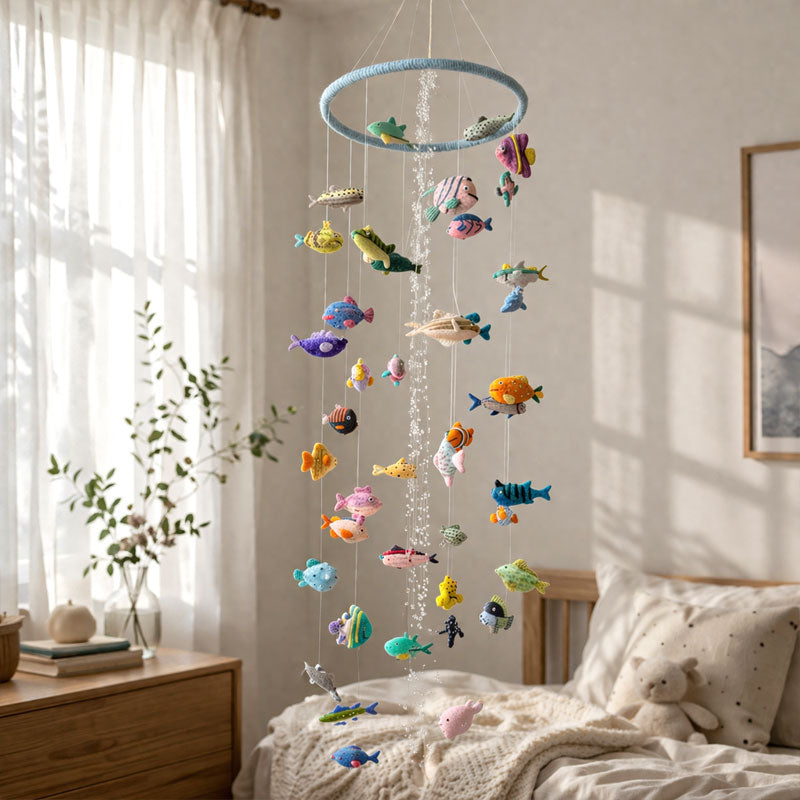 Ocean Little Fish Wind Chime DIY Kit — Hand-Craft Your Own Floating Underwater World