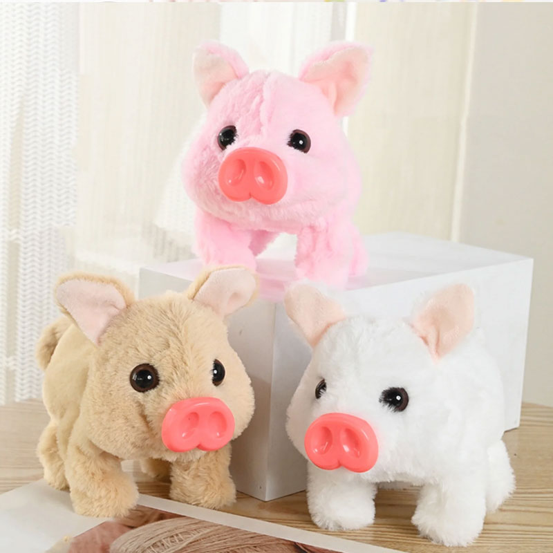 🔥Last day: 49% off! 🎅Christmas offer: Realistic plush pig – the perfect gift! 🎁