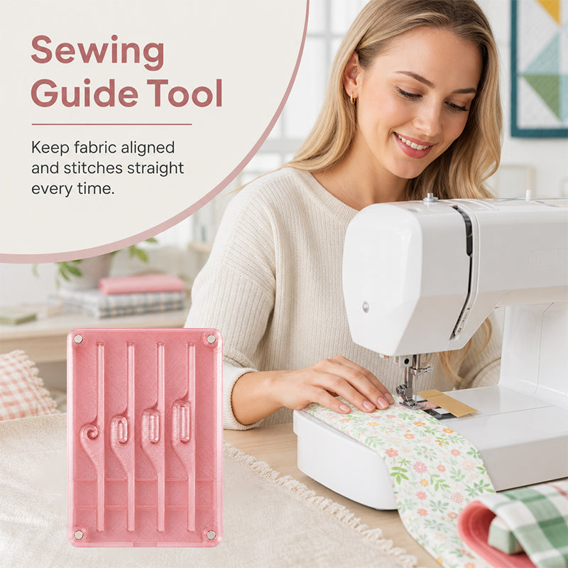 Sewing Machine Seam Guide – Auxiliary Positioning Tool for Straighter Stitching & Fabric Alignment