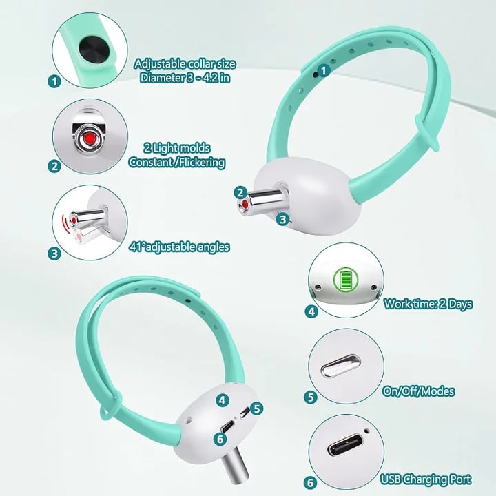 Automatic Pet Laser Collar – A smart, interactive, hands-free laser toy that keeps your pet active.