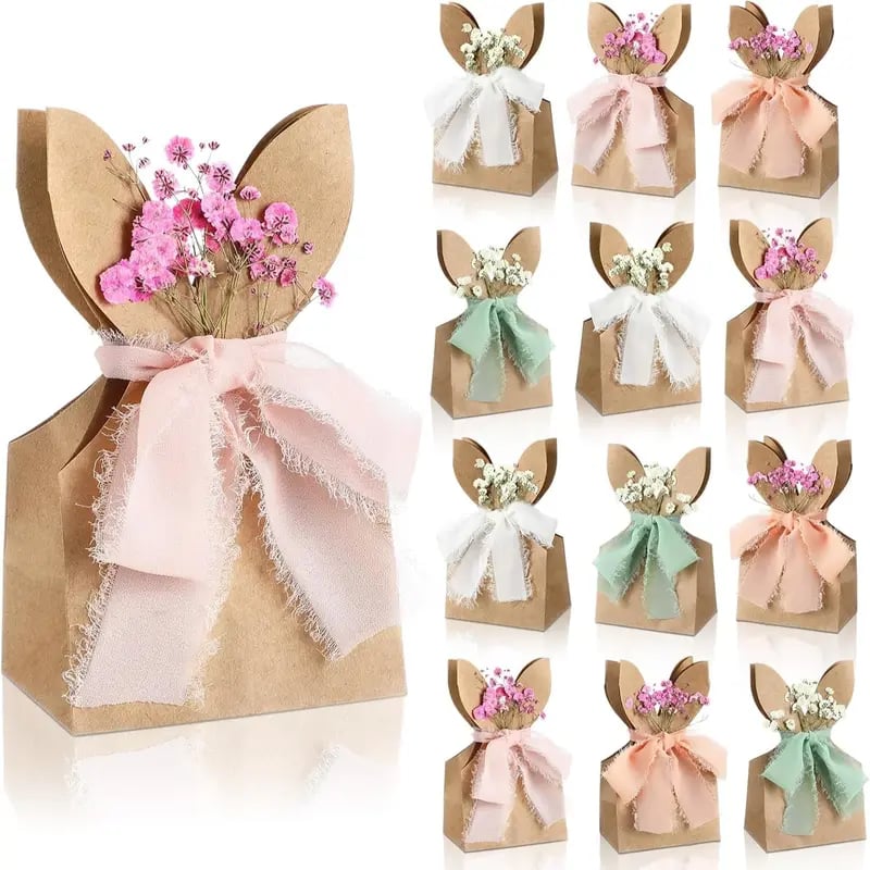 🔥🐇 Boho Bunny Easter treat bags (✨24 pcs)