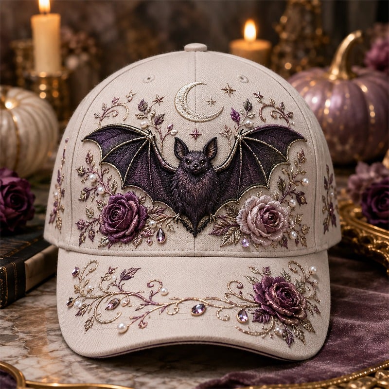 🔥Last Day 50% OFF – 🧙‍♀️✨3D Halloween Embroidery Cap🧢 (Soft, Breathable & Easy To Style With A Comfortable Adjustable Strap)