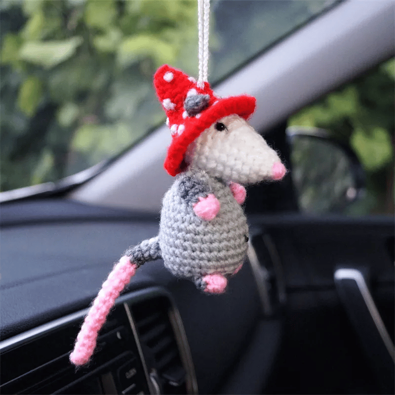 🔥 LAST DAY 49% OFF-Possum Car Charm(100% handmade knitting)
