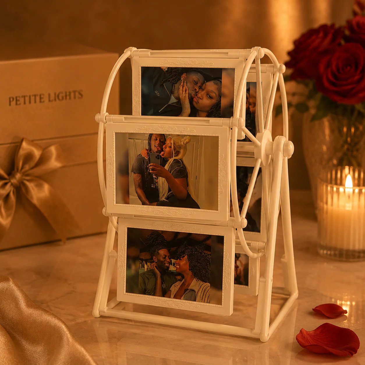 Petite Lights Memory Wheel Photo Display
