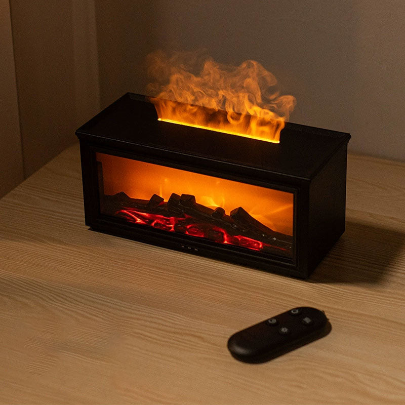 Humidifier With Vintage Fireplace