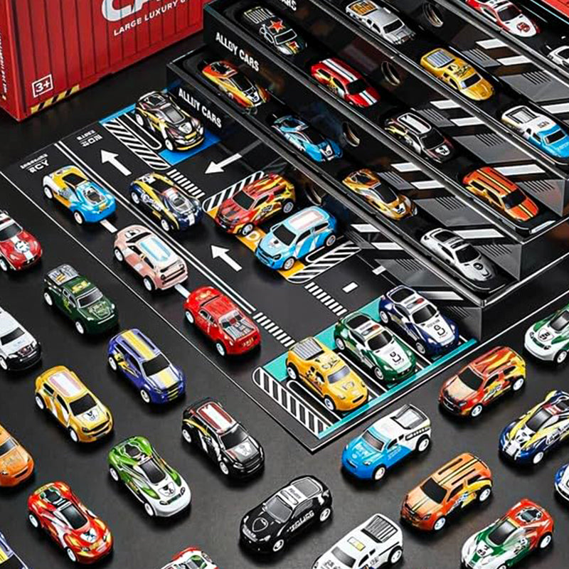 Gift set with mini pullback container for car 🚗🎁