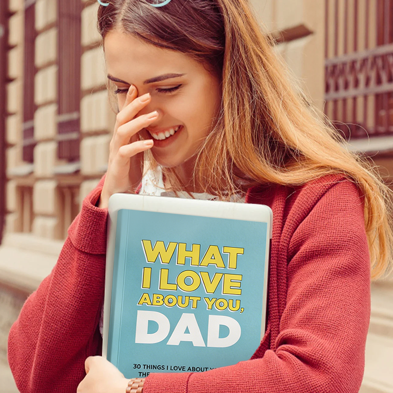 "What I Love About You" Personalised Journal – Heartfelt Gift for Mum, Dad & Friends 📖✨