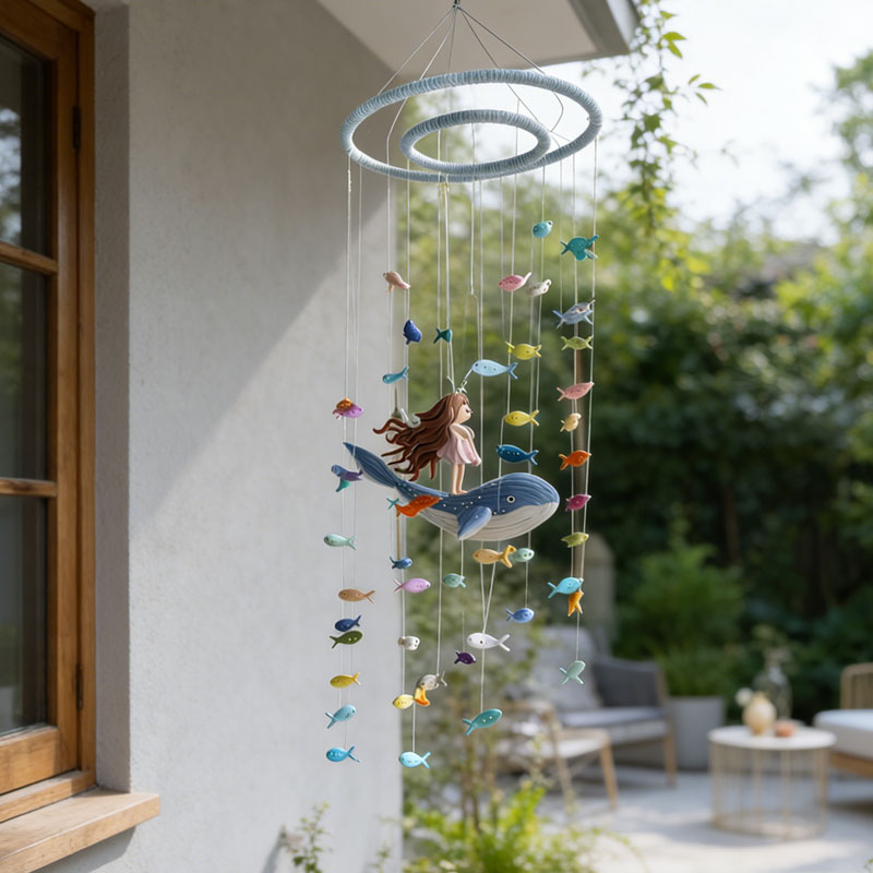 Ocean Little Fish Wind Chime DIY Kit — Hand-Craft Your Own Floating Underwater World