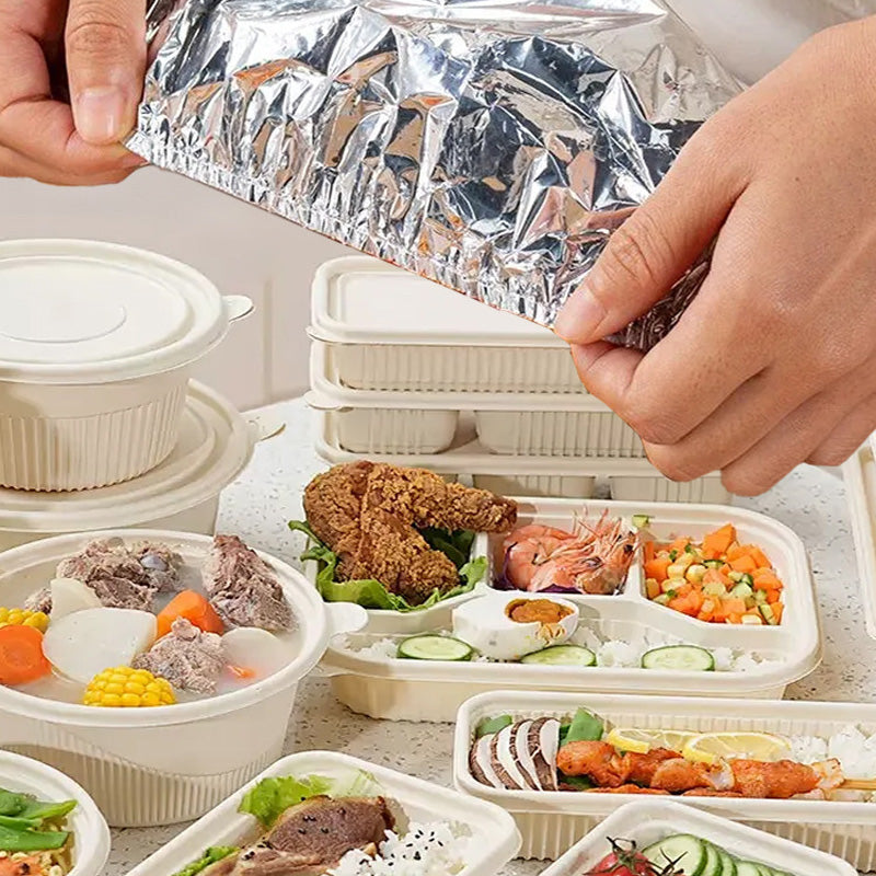 🏠🔥 Keep your food warm and fresh with our aluminium foil! 🔥