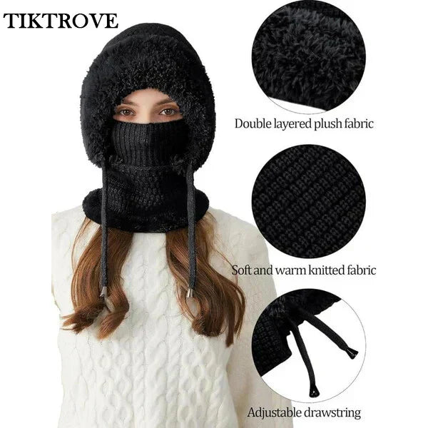 🔥Women's 3-in-1 Knitted Hat