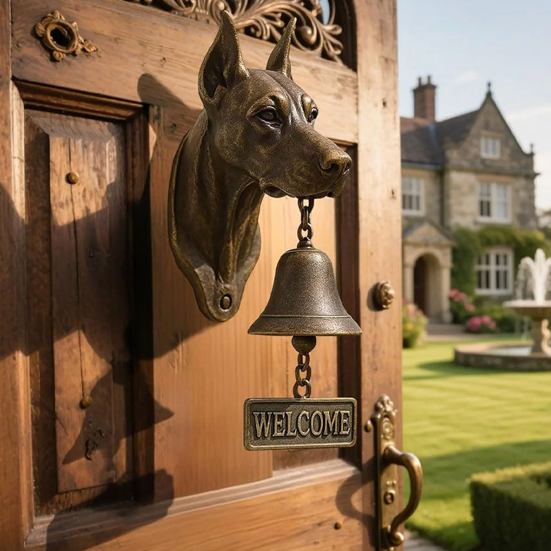 🐶 Welcome doorbell with dog them