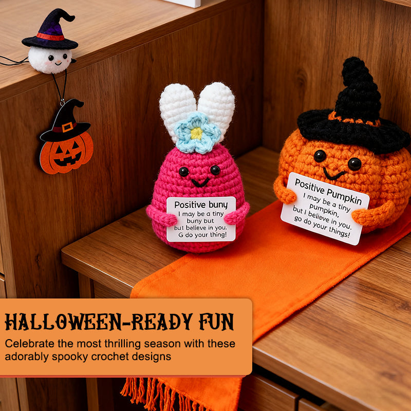 Emotional Support Knitted Doll 100% Knitted Dolls - 10x Compensation for Fakes, Free Returns