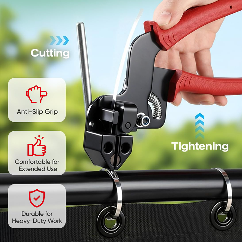 Stainless Steel Cable Tie Clamps And Steel Strap Tighteners