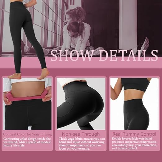 🎁Last day 49% off🔥High-waisted tummy control and body shaping workout leggings