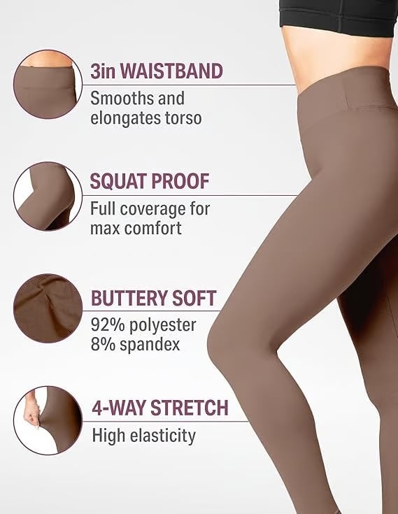 🎁Last day 49% off🔥High-waisted tummy control and body shaping workout leggings