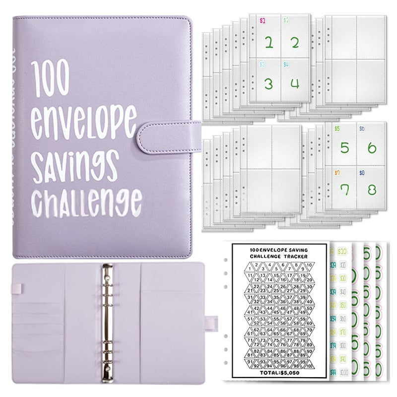 🔥🤑✉️100 Envelope Savings Challenge Book
