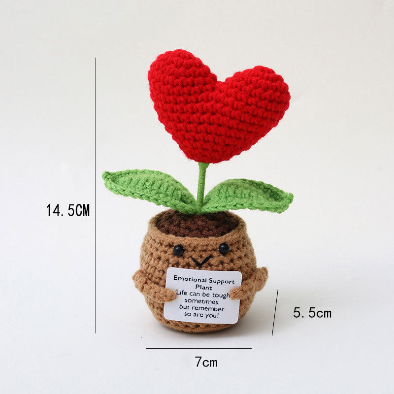 Emotional Support Knitted Doll 100% Knitted Dolls - 10x Compensation for Fakes, Free Returns