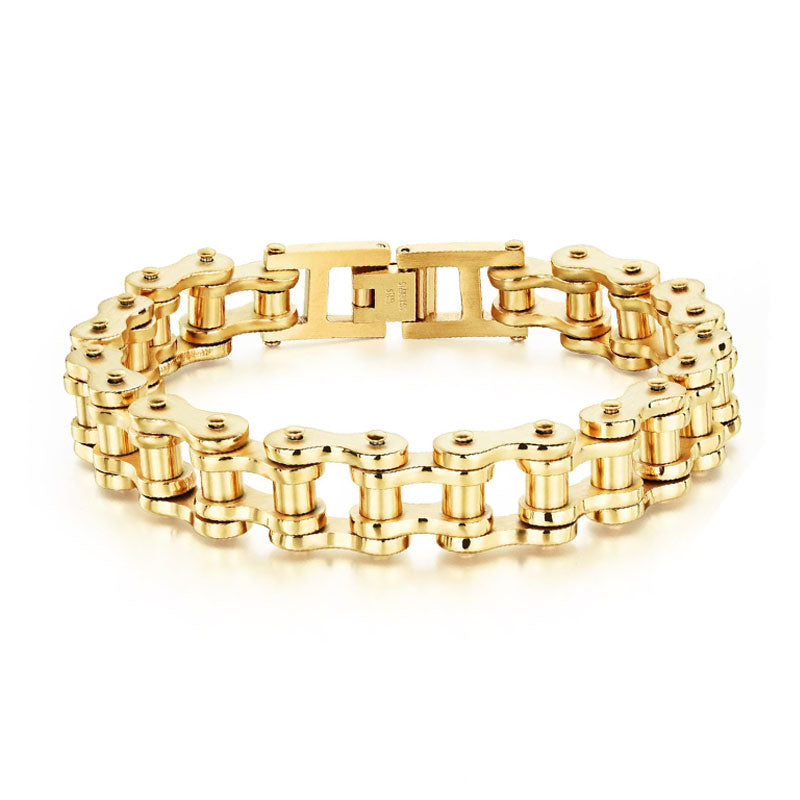 Bicycle Titanium Steel Motorcycle Chain Bracelet