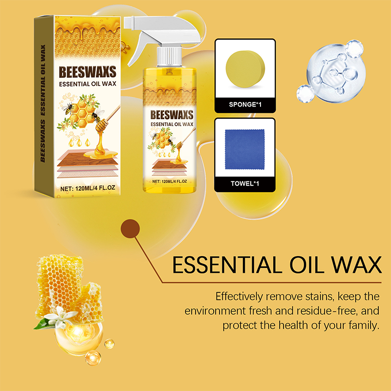 🔥🔥Now on sale: Wax spray with essential oil and beeswax - furniture polish, wood care, deep care, restores shine and prevents cracks