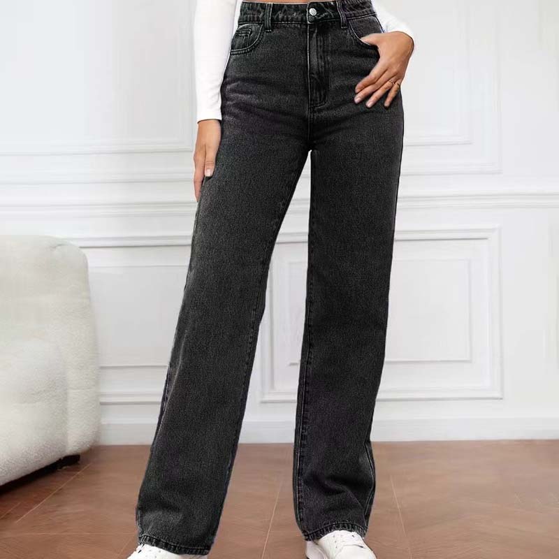 flared waist jeans