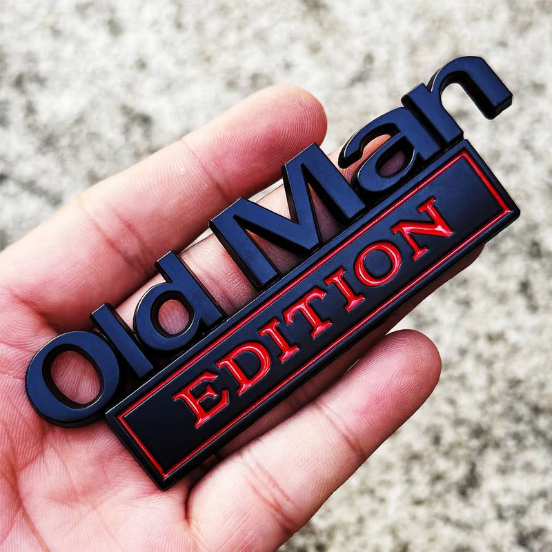 Car badges for seniors/🚗 Old Man Edition car badges