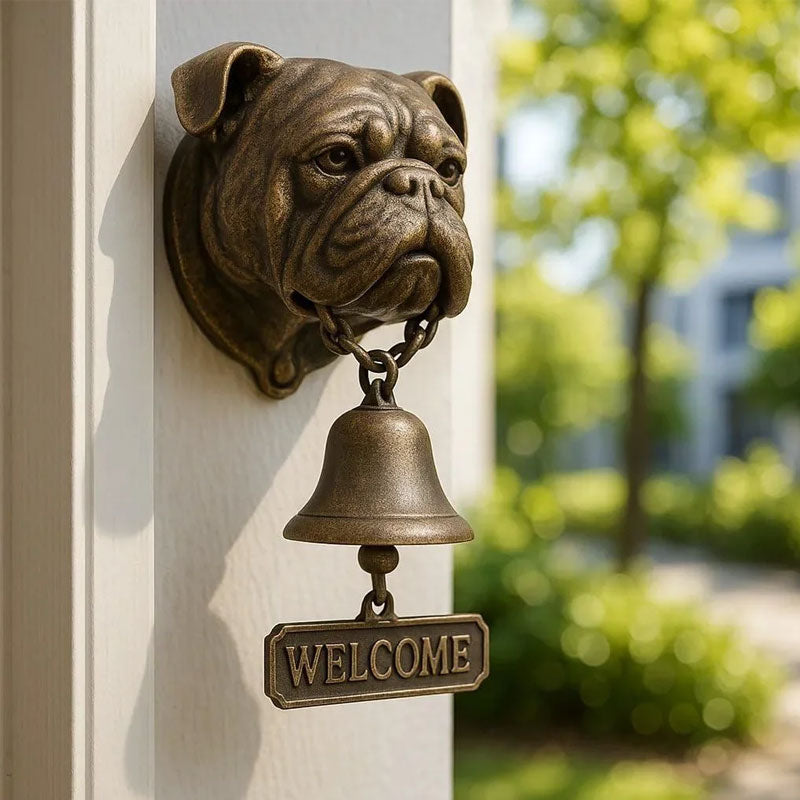 🐶 Welcome doorbell with dog them