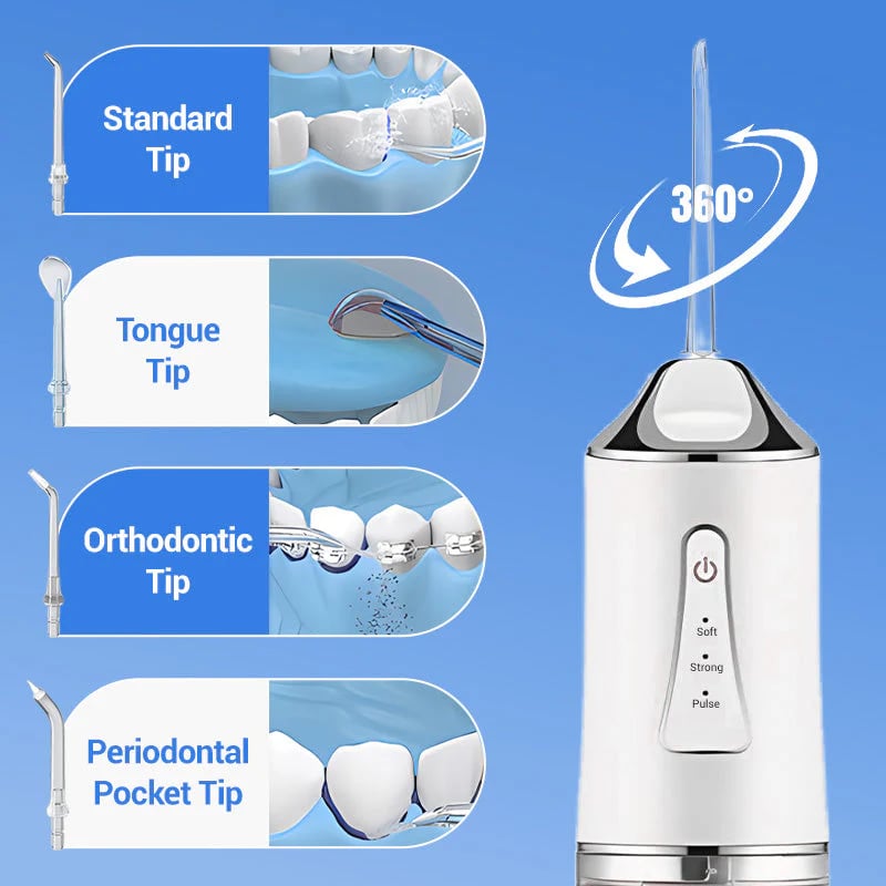 🦷 Portable Oral Irrigator Water Flosser