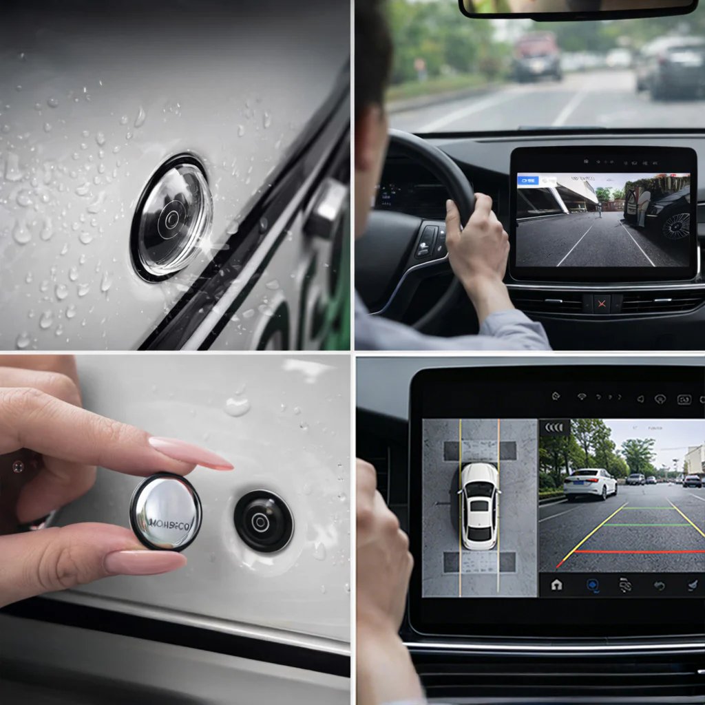 Car Camera Lens Cover — Clear, Weatherproof, Anti-Glare