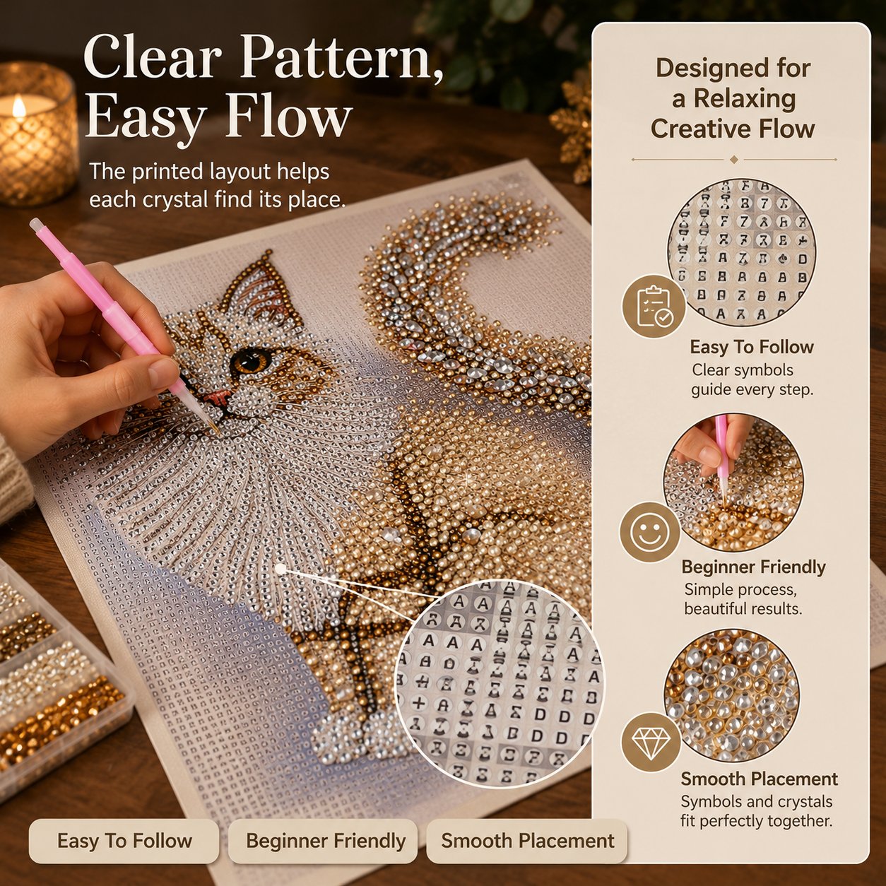 👼✨Sparkling Crystal Diamond Art Kit For DIY Wall Decor