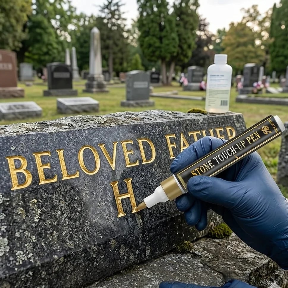 🐦A gold pen for restoring faded gravestone inscription