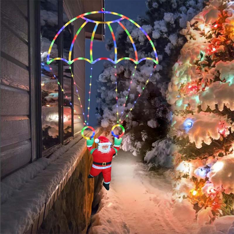 LED Santa Parachute Christmas Lights