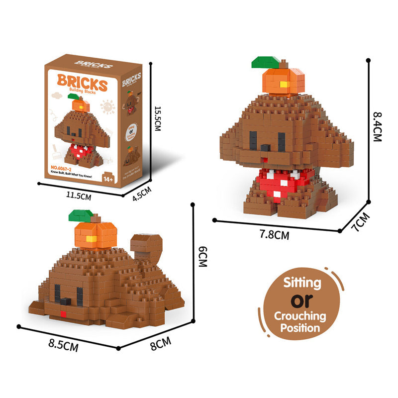 Cute Pet Micro-particle Building Block Models 🐶🐱🧩