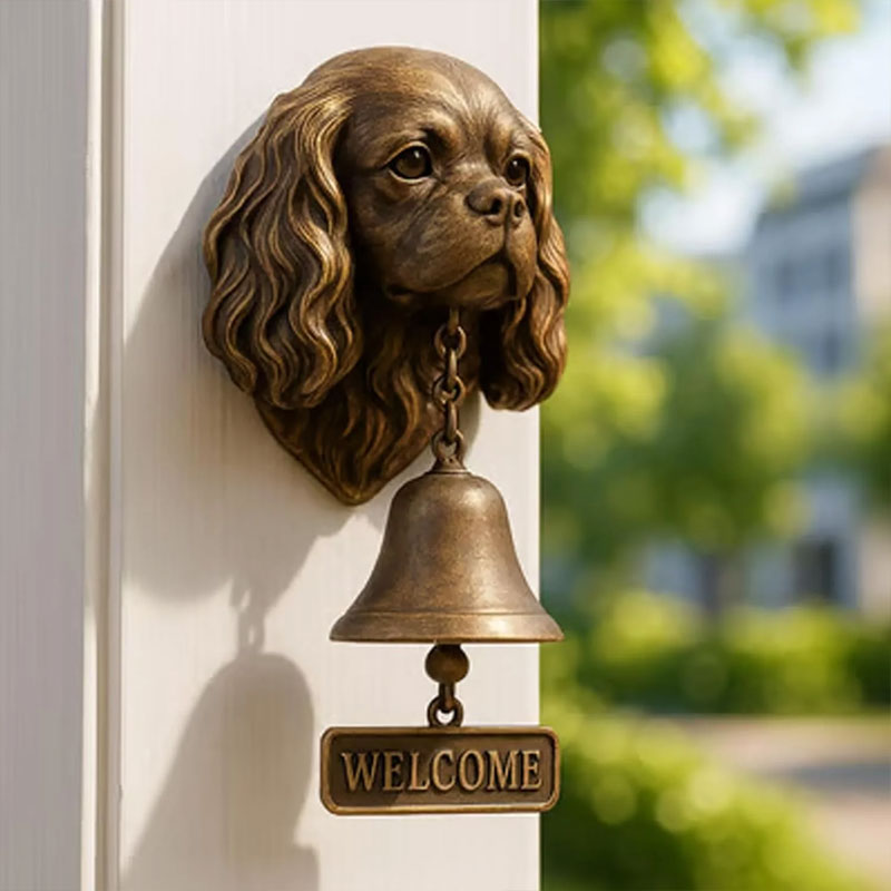 🐶 Welcome doorbell with dog them