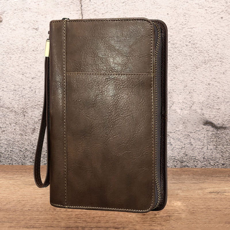 🏆 Portable cigar box with vintage motif and litchi pattern