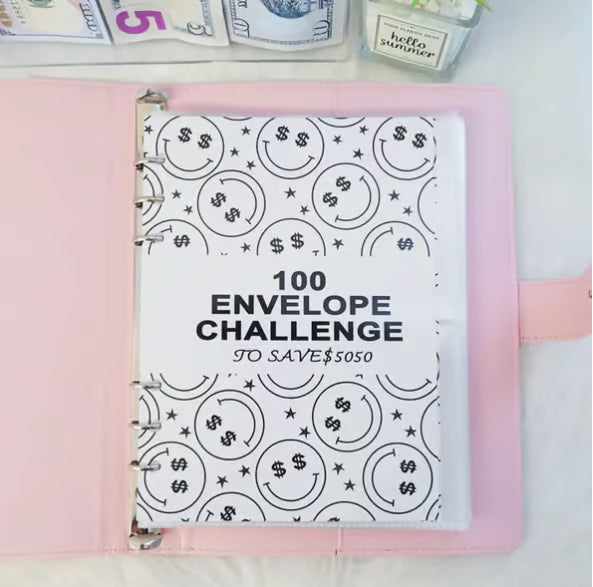🔥🤑✉️100 Envelope Savings Challenge Book
