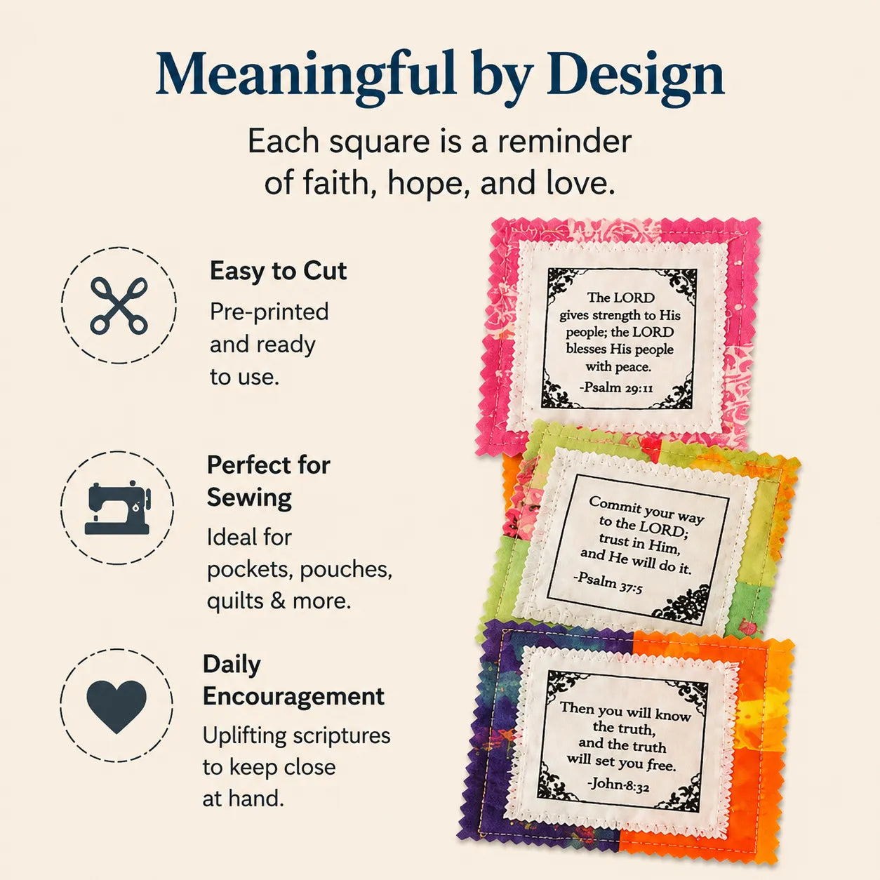 🎁Last Day 60% OFF - Pocket Prayers Fabric Panel