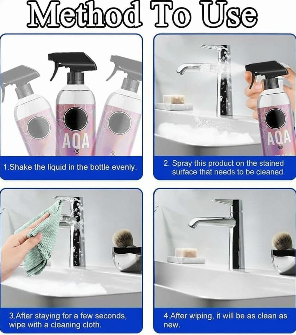 🎉Black Friday Early Bird Frenzy🎉AQA 16OZ Heavy Duty Wheel Rust And Water Spot Cleaner