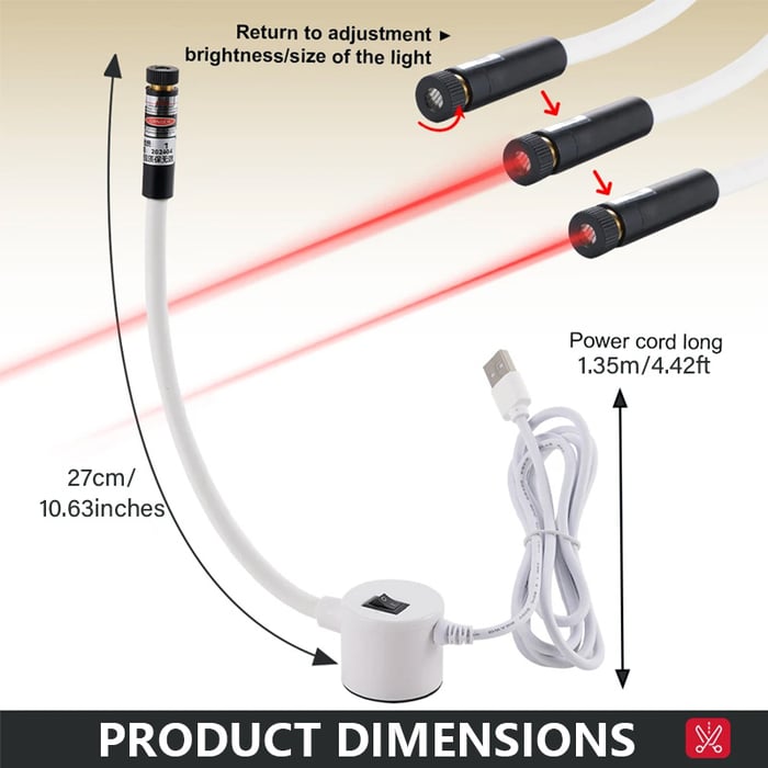 ✨🧵 Laser Quilting Guide – Magnetic sewing laser for straight seams and precise patterns