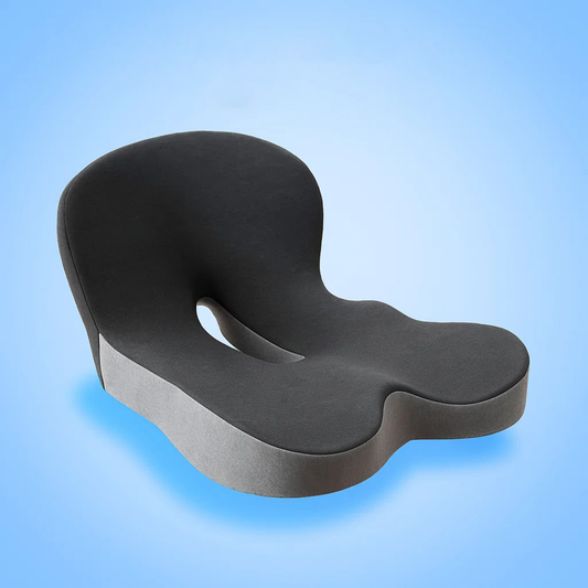 Memory foam seat cushion with backrest – 2-in-1 comfort