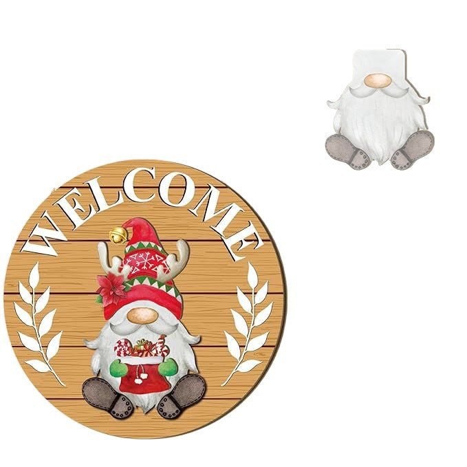 🎉 2025 New Wooden Interchangeable Holiday Sign🎃🎄🌸🍀