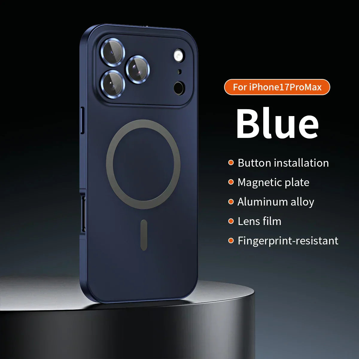 ✨17-13🔥Magnetic Aluminum Frame Case For Iphone