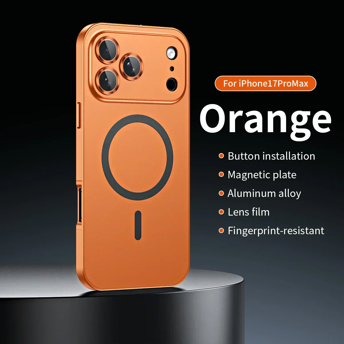 ✨17-13🔥Magnetic Aluminum Frame Case For Iphone