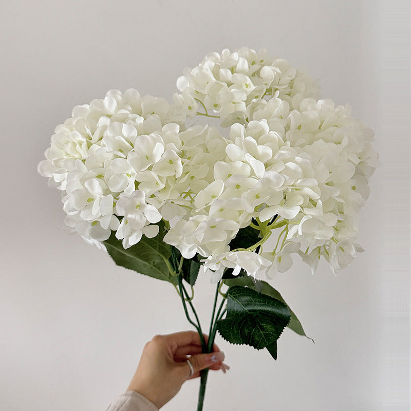 Artificial hydrangeas