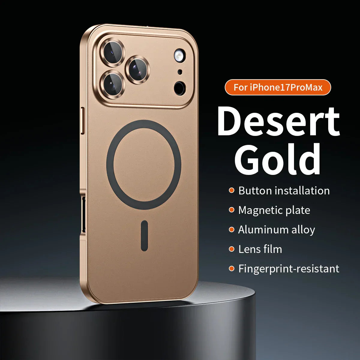 ✨17-13🔥Magnetic Aluminum Frame Case For Iphone